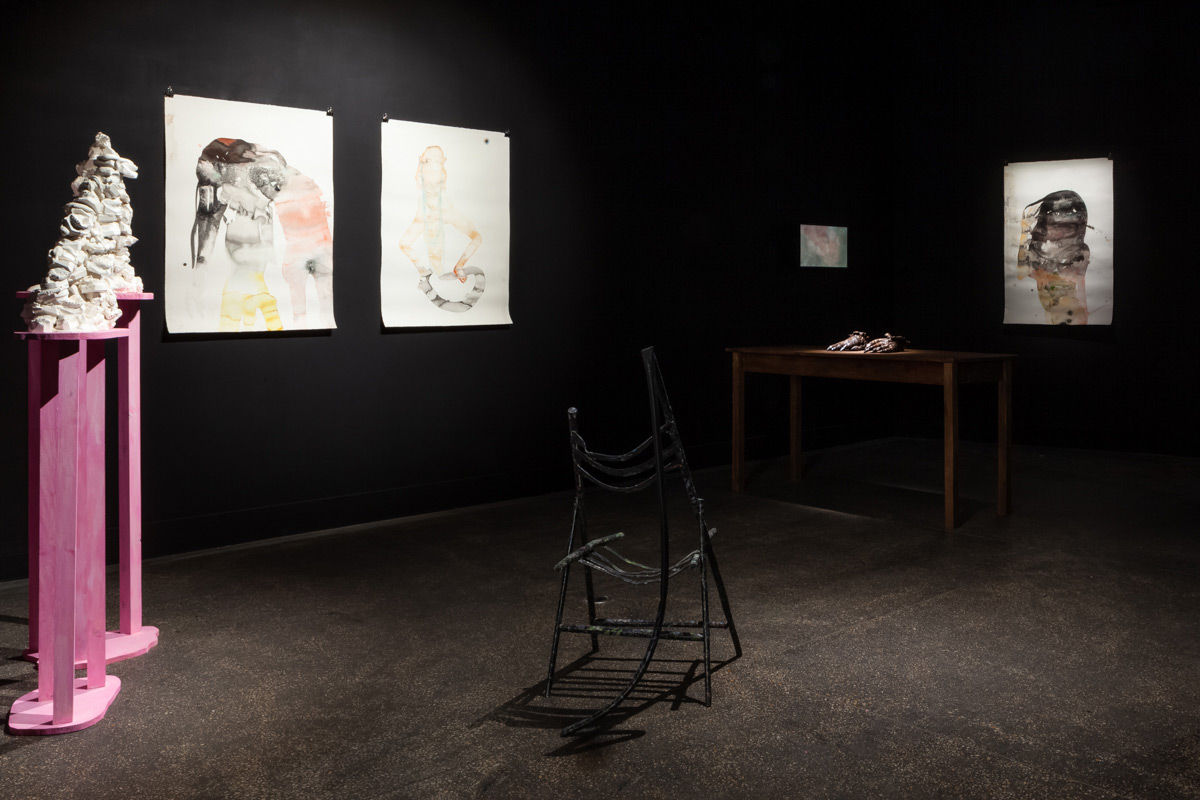 Vu de l'exposition "Carte Blanche 01" à Clara Daquin © Émilie Mathé Nicolas - Loo & Lou Gallery