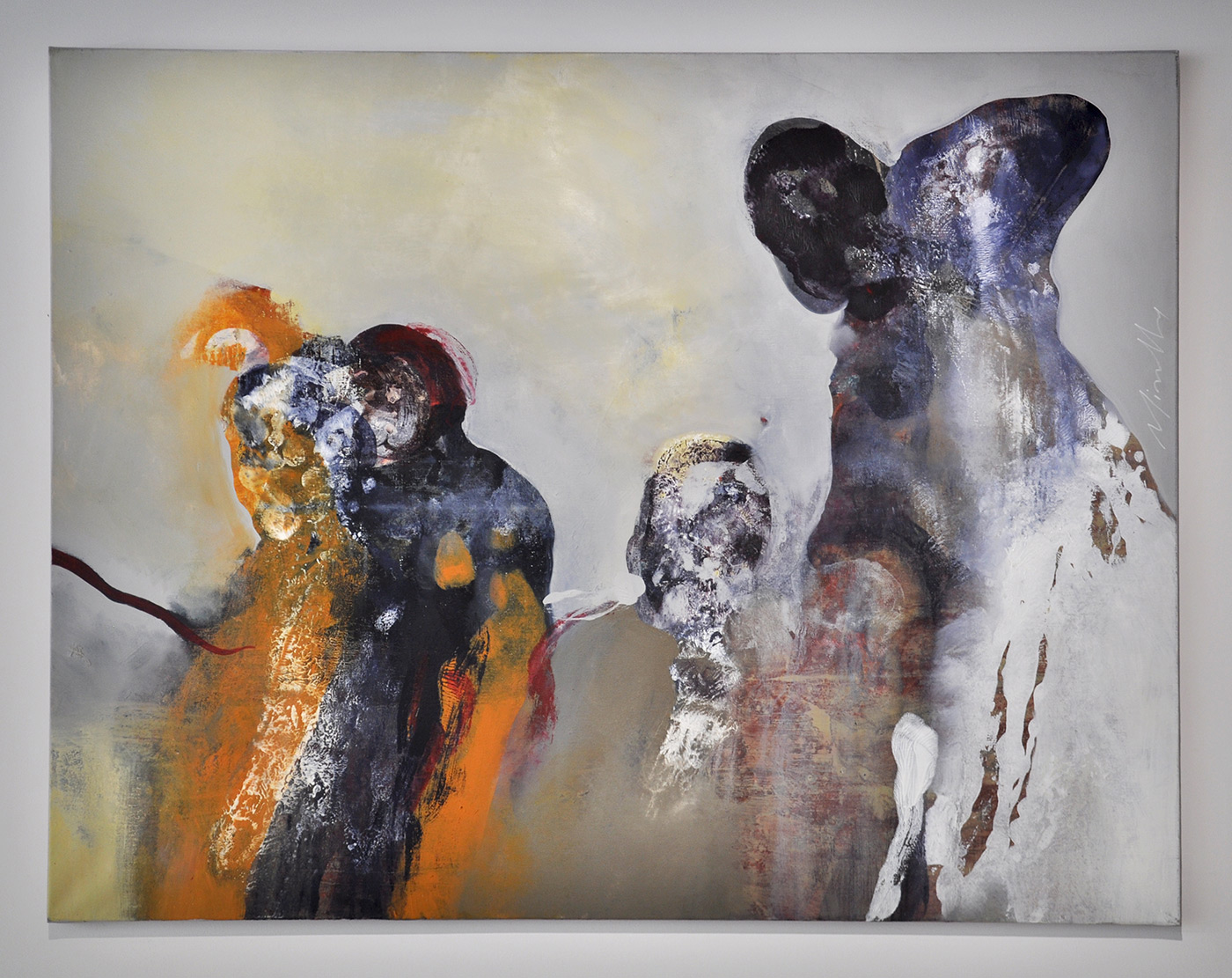 Songe d'une vie, huile sur toile, 146 x 114 cm, 2018 © Christophe Miralles