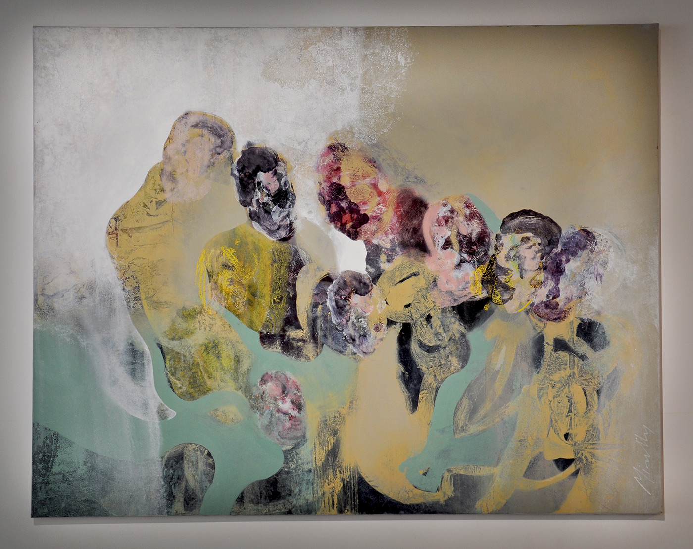 Délice, huile sur toile, 162 x 130 cm, 2018 © Christophe Miralles