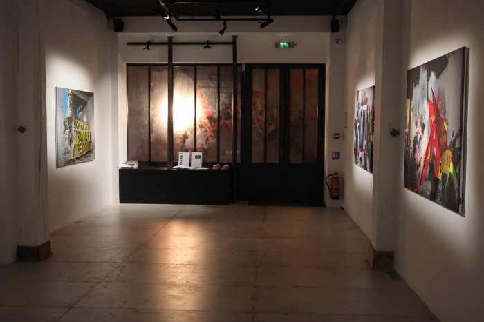 Vue de l'exposition Dépeindre Pierre Delavie - Galerie Loo and Lou Haut-Marais © Loo and Lou Gallery