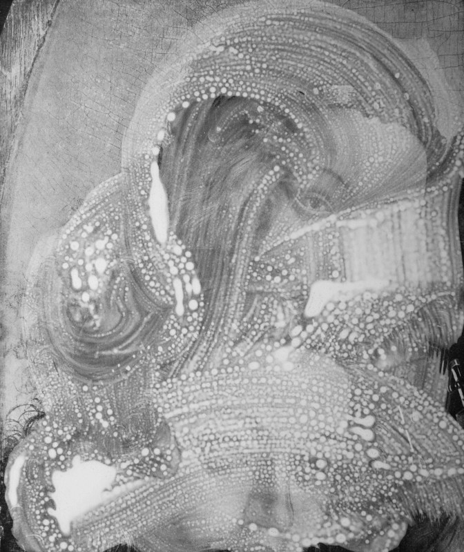 Agneau Mystique des frères Van Eyck - Coeur des Anges 417-07, tirage argentine sur papier baryte matt, traité au sélénium pour la conservation. Exemplaire unique, 82 x 102 cm, 2015 © Jean Claude Wouters