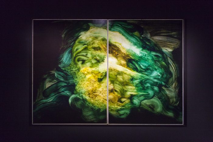 Sans titre, Encre sur Kappa, 2x140x100cm, 2015 © Loo&Lou Gallery