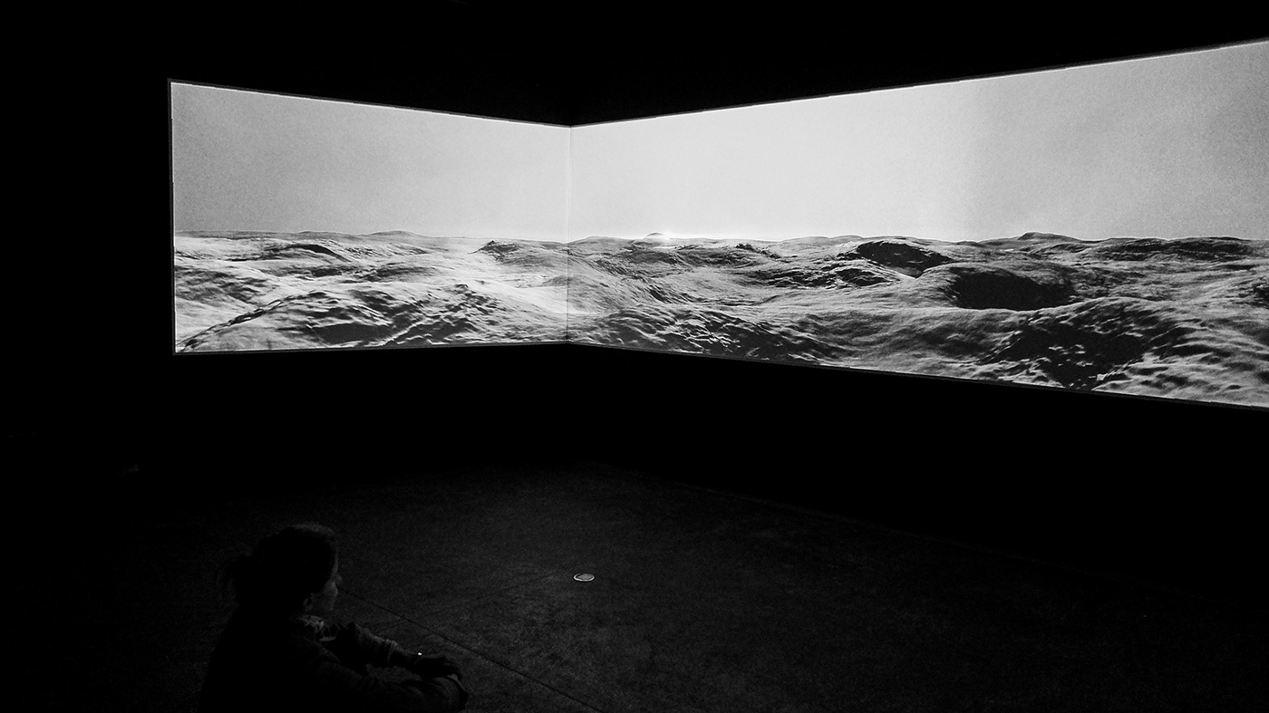 In The Land Of Nowhere, installation audio video (6'), 2015 © KAYIP