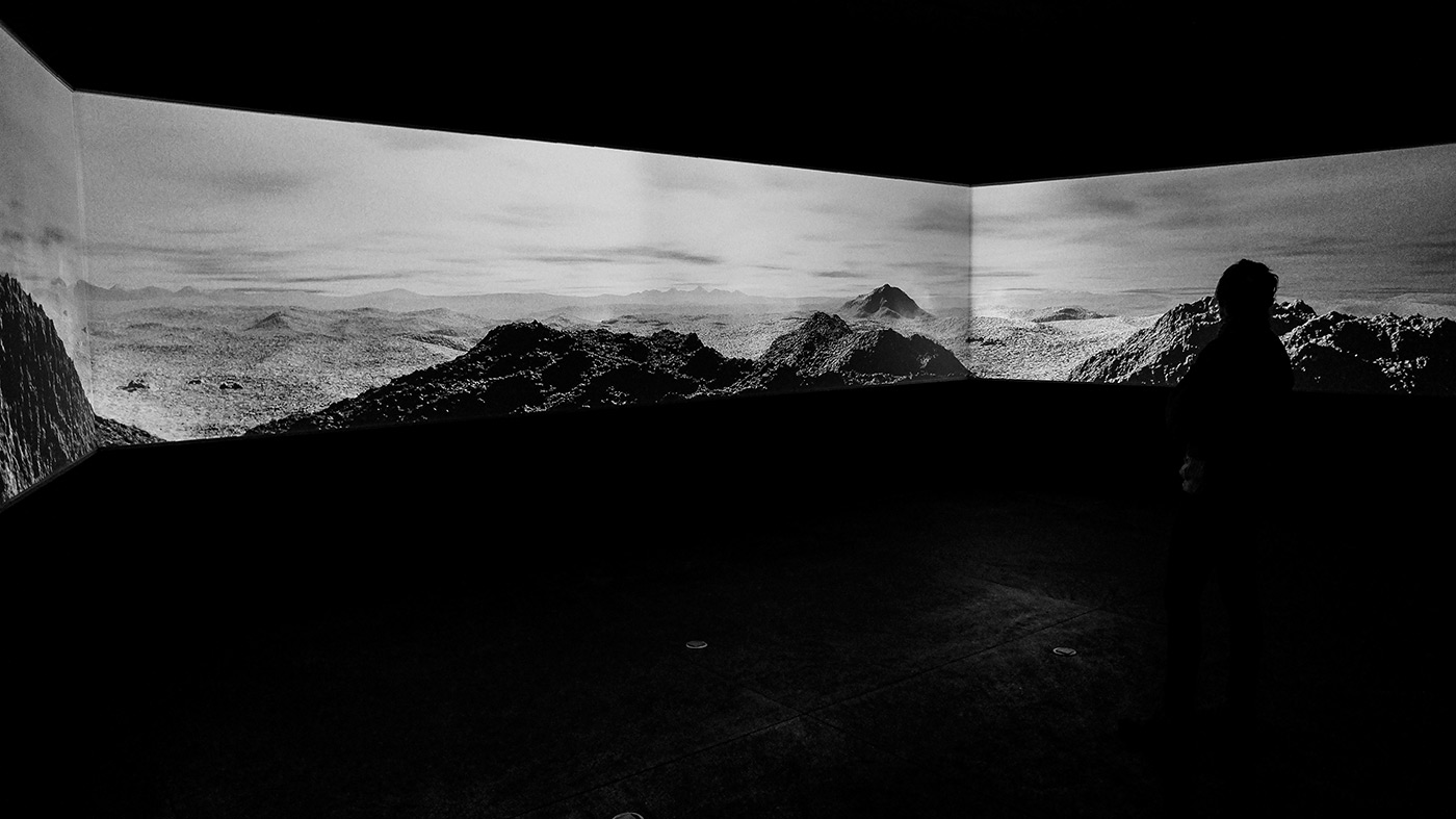 In The Land Of Nowhere, installation audio video (6'), 2015 © KAYIP