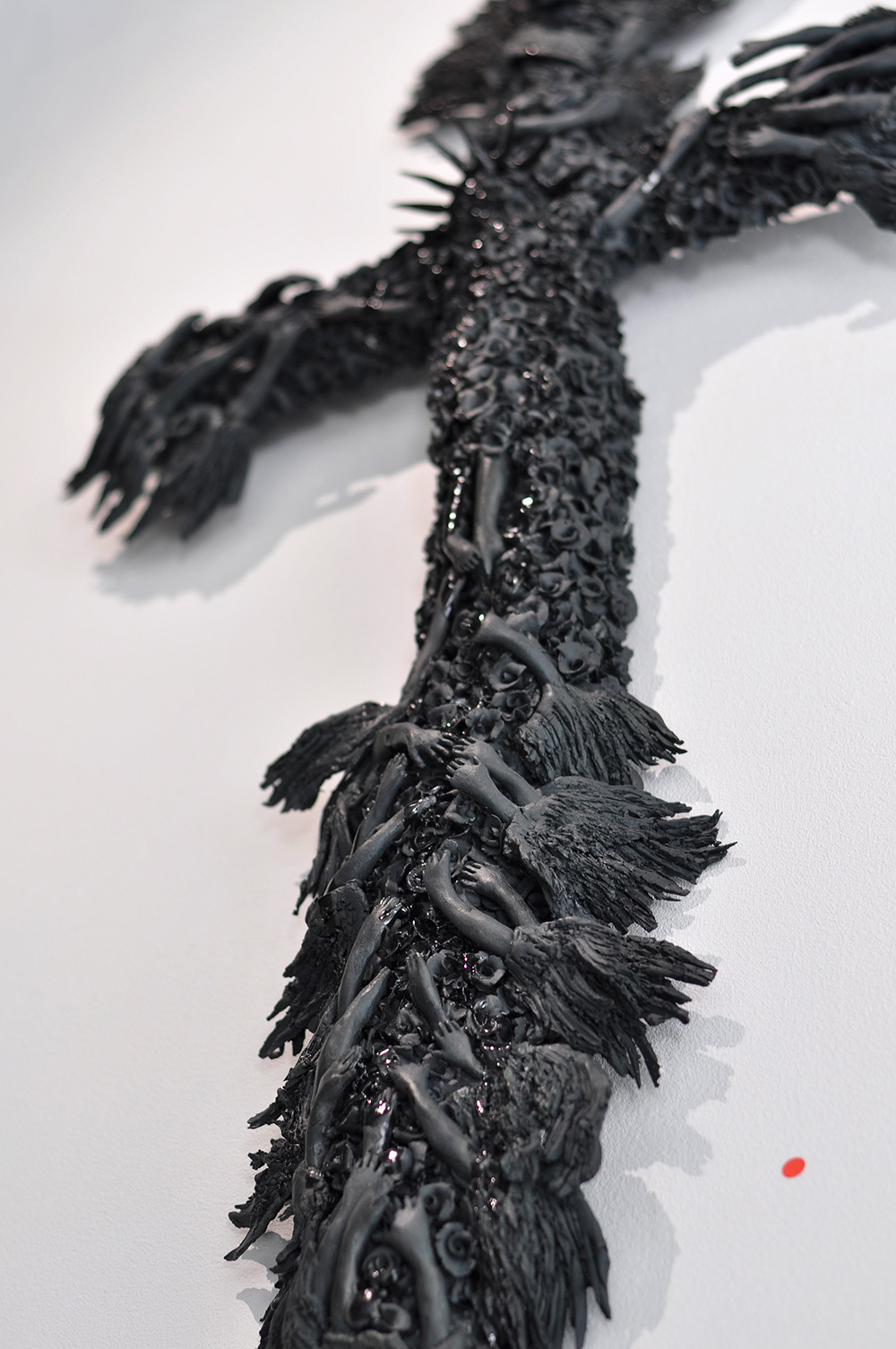 Vue de l'exposition "L'Impermanence" de Catherine Wilkening et Jean-Christophe Ballot © Loo & Lou Gallery