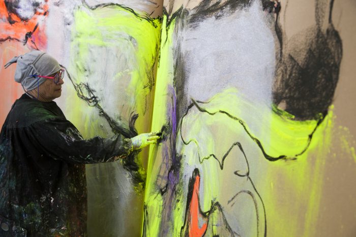 Performance dans l'Atelier Loo & Lou 2017