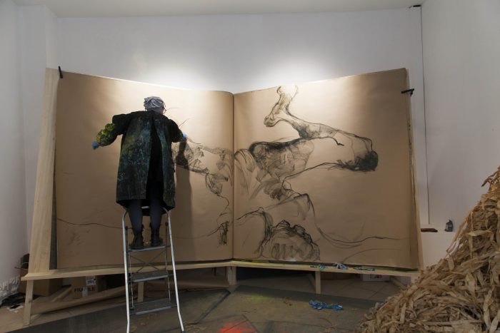 Performance dans l'Atelier Loo & Lou 2017