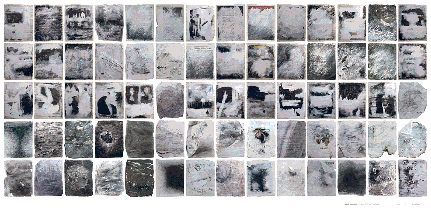 Camille Grandval, Mon entropie, technique mixte, 490 x 210 cm, 2011-2012 ©Camille Grandval