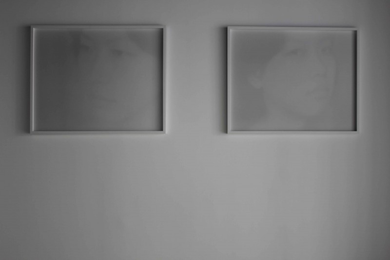 Vue de l'exposition "Portraits et Buddhas", Jean Claude Wouters