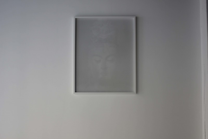 Vue de l'exposition "Portraits et Buddhas", Jean Claude Wouters