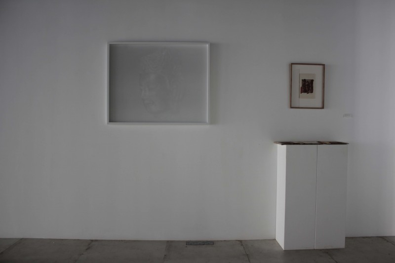 Vue de l'exposition "Portraits et Buddhas", Jean Claude Wouters