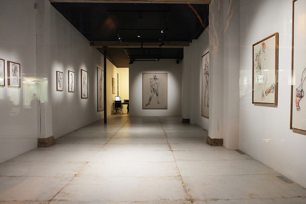 Vue de l'exposition Skin(s) Arghaël à la Loo & Lou Gallery Haut Marais