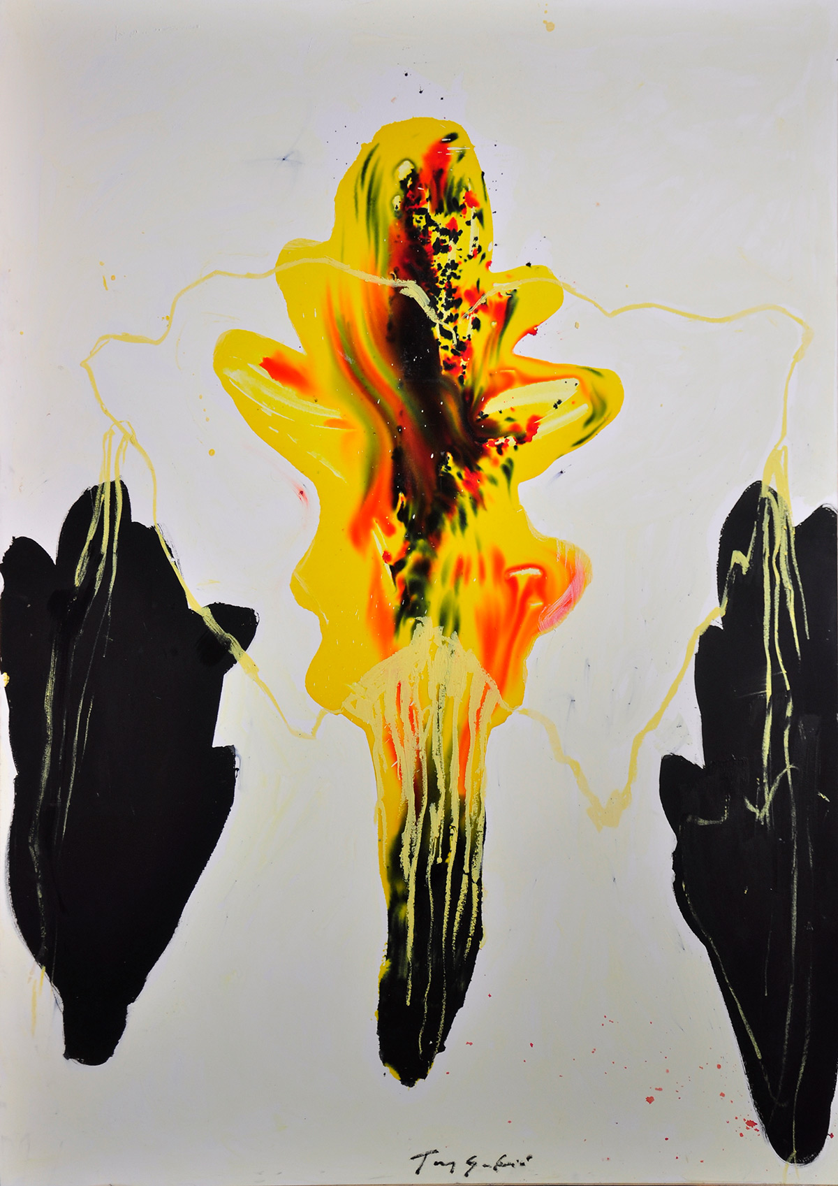 Gypsi, technique mixte, 180 x 125 cm, 2018 © Loo & Lou Gallery