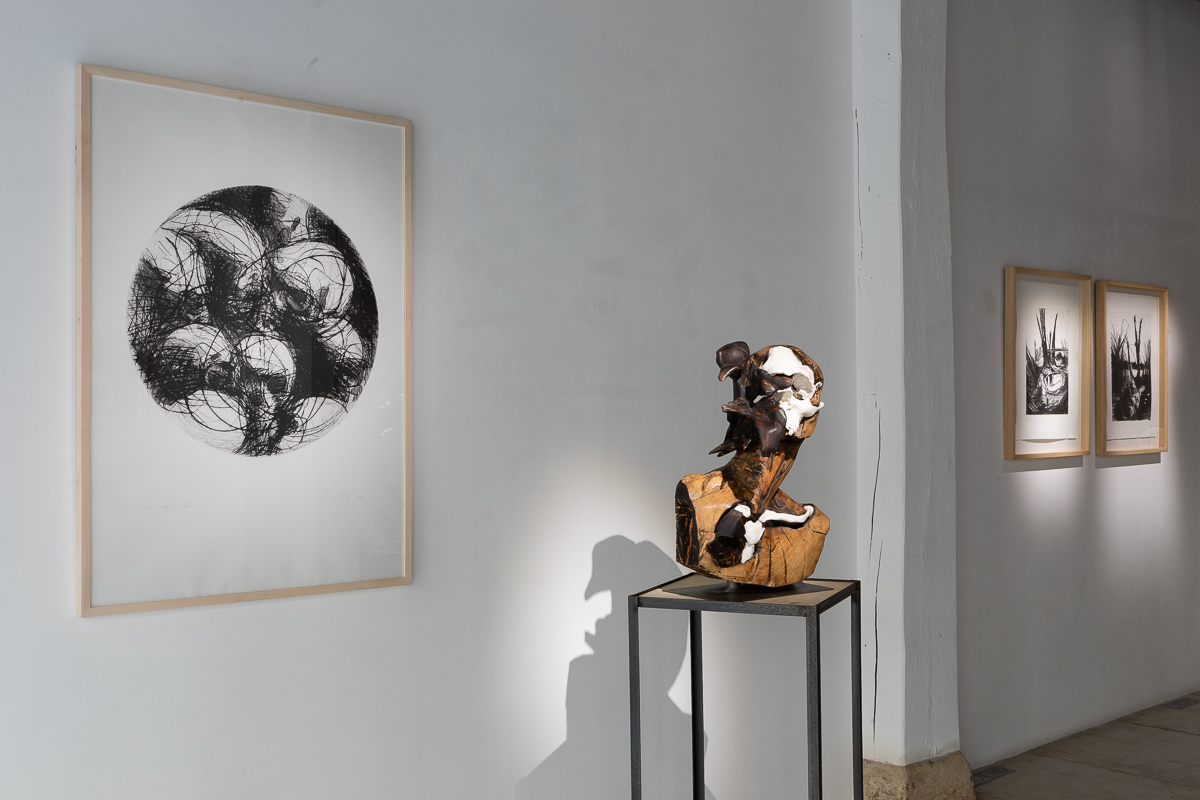 Vue de l'exposition "Péninsules" de Cedric Le Corf | Image ©️ Emilie Mathé Nicolas / Loo & Lou Gallery