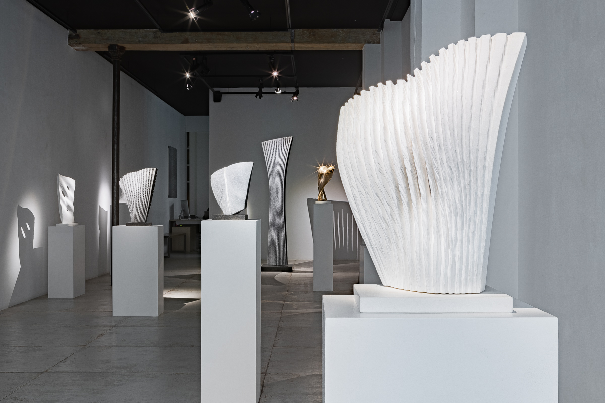 Vue de l'exposition "Être en Nature" de Benoît Luyckx | Image © Emilie Mathé Nicolas / Loo & Lou Gallery