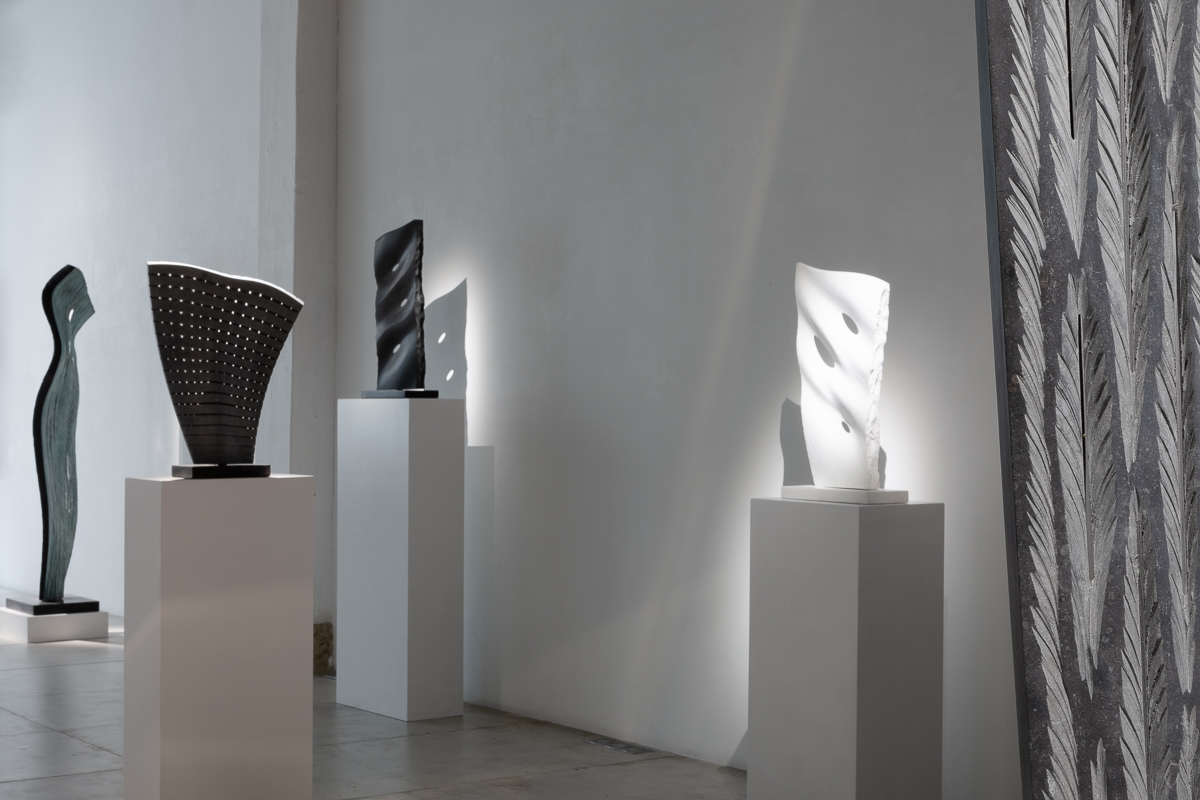 Vue de l'exposition "Être en Nature" de Benoît Luyckx | Image © Emilie Mathé Nicolas / Loo & Lou Gallery