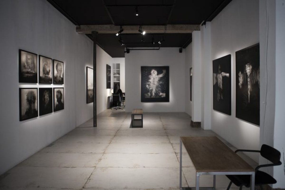 Vue d'exposition Johan Van Mullem, Loo & Lou Gallery Haut Marais