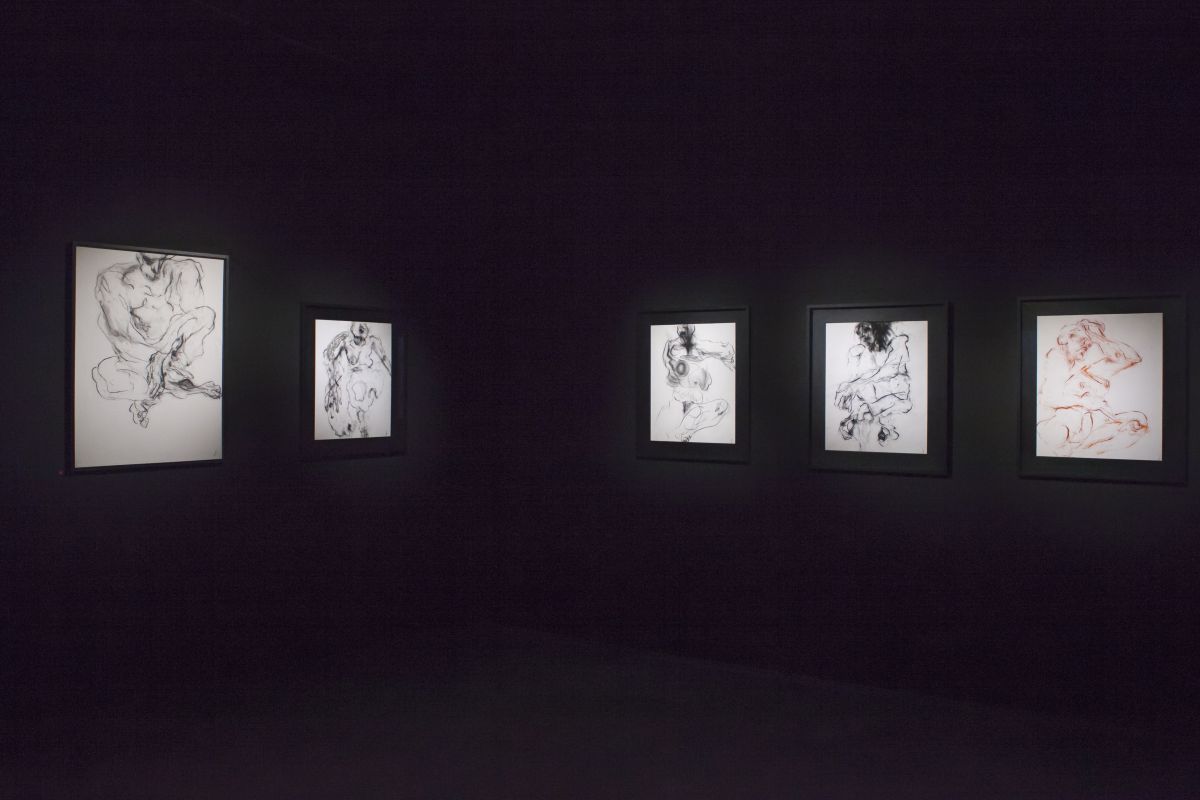 Exhibition view at the Loo & Lou Gallery - George V, Skin(s), Arghaël