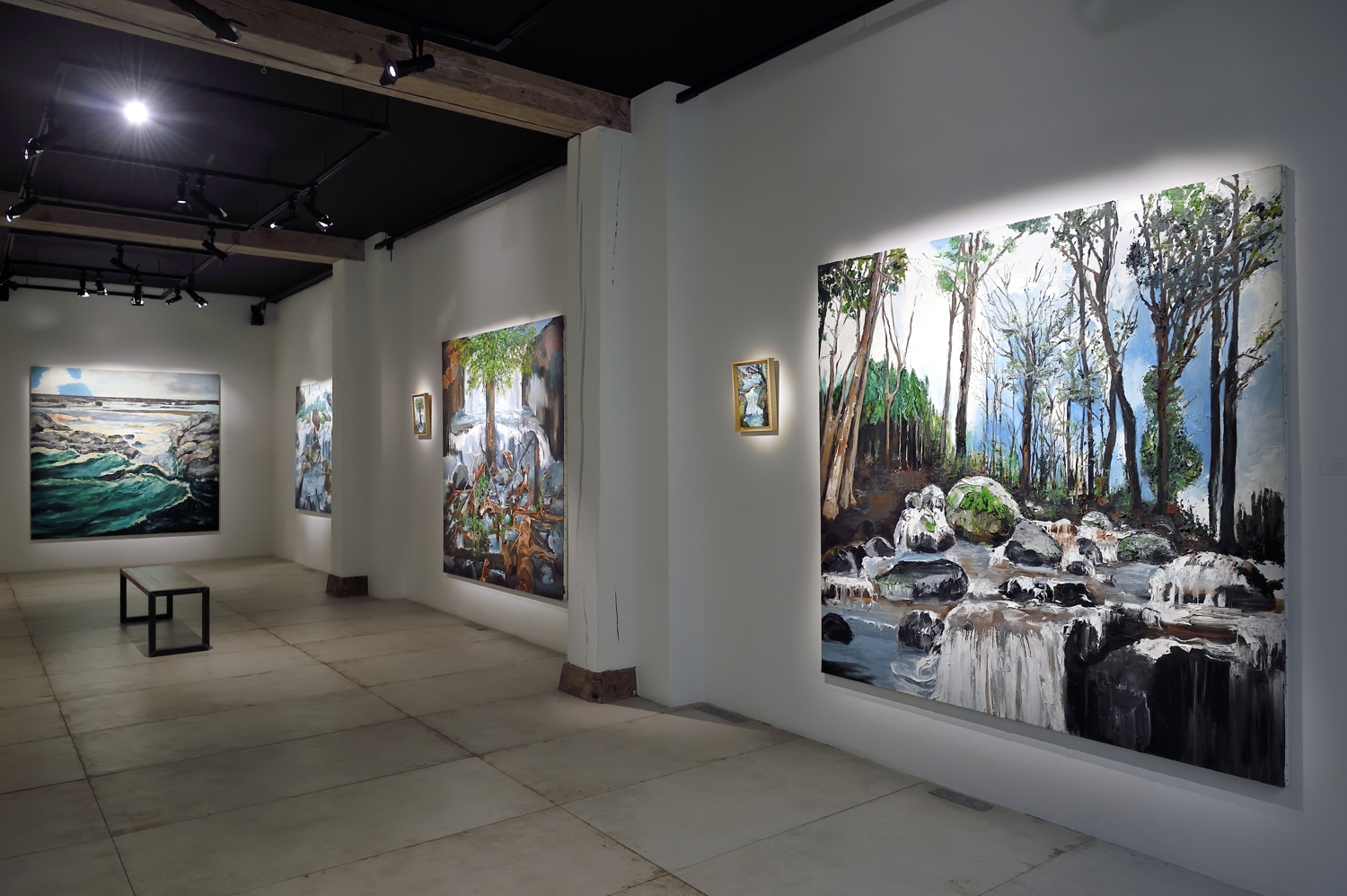 Vue de l'exposition "Germination" de Fred Kleinberg © Loo & Lou Gallery