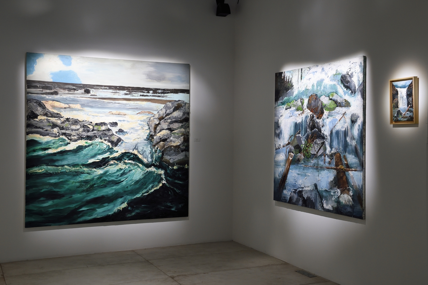 Vue de l'exposition "Germination" de Fred Kleinberg © Loo & Lou Gallery