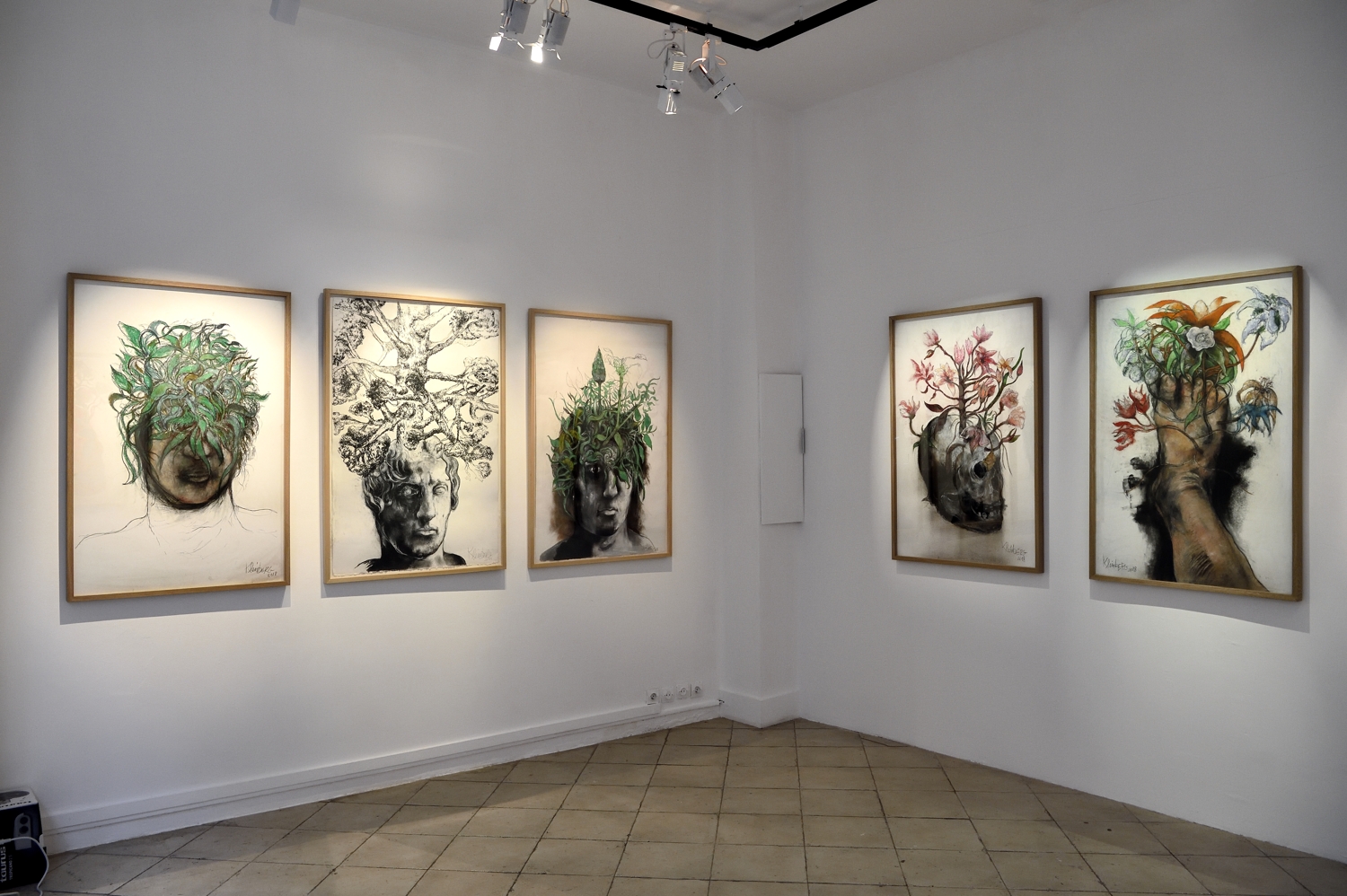 Vue de l'exposition "Germination" de Fred Kleinberg © Loo & Lou Gallery