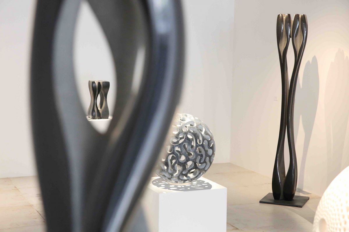 View of the exhibition Universe at the Loo & Lou Gallery ©Matthias Contzen