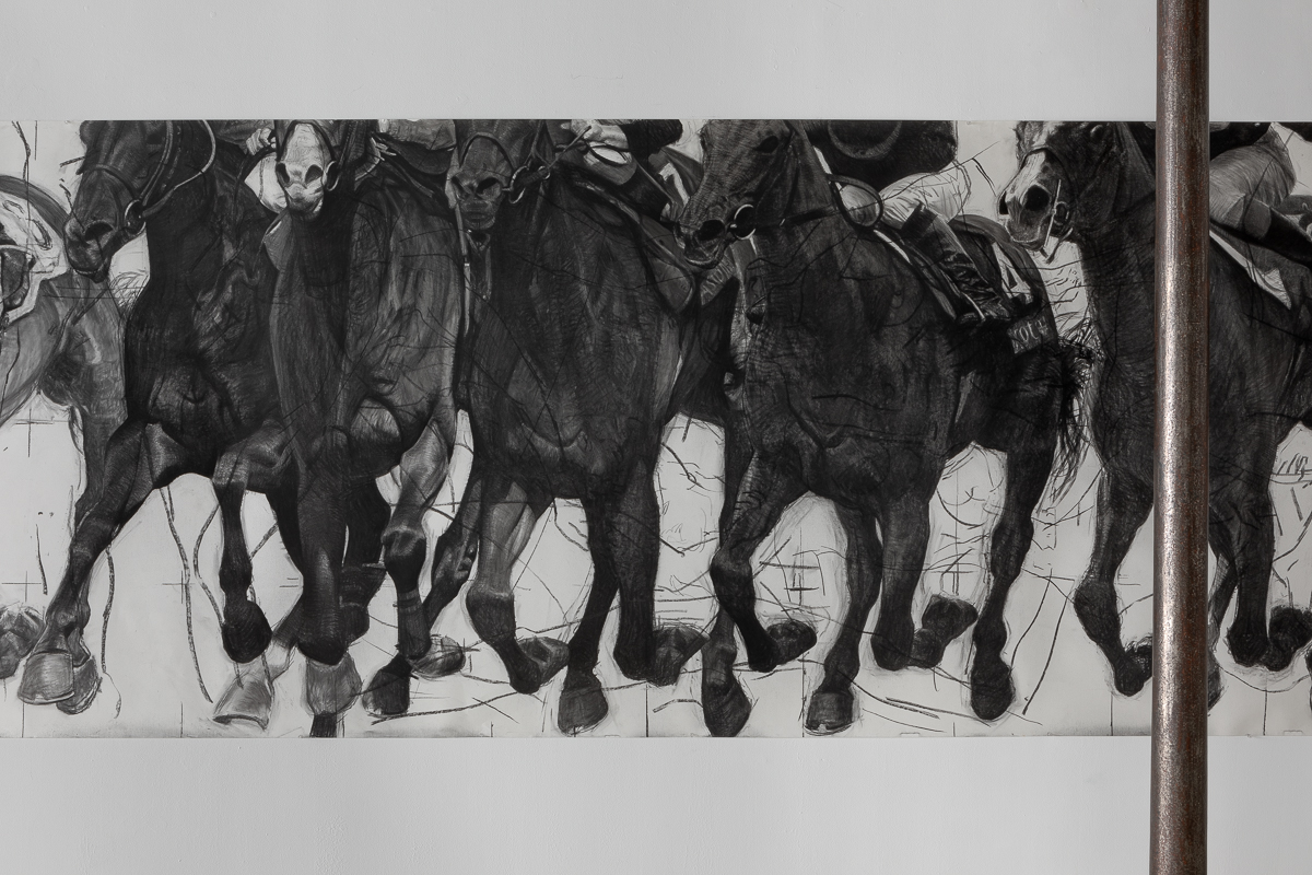 Joel Person, Détail, Déferlante, 2021, 985 x 152cm