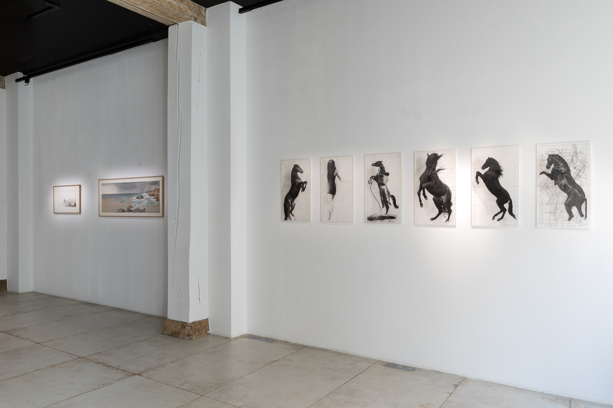 Exhibition view, Coastline, La Déferlante and Robes Cabrées | Image © Emilie Mathé Nicolas