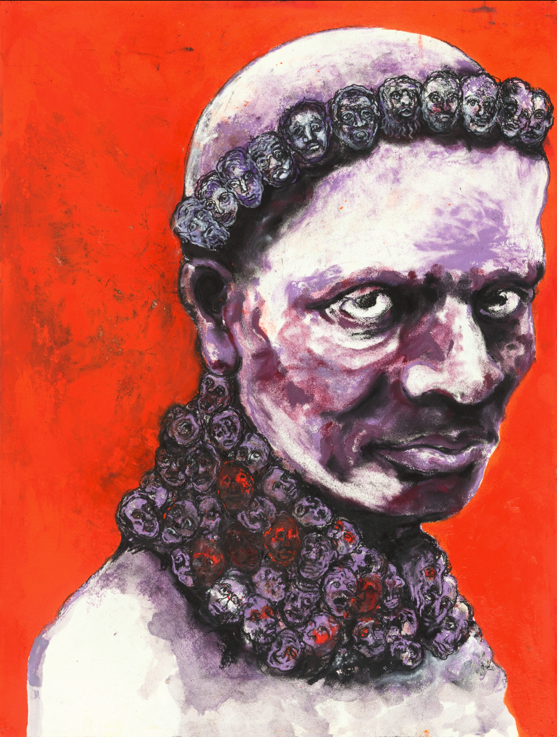 Sadhou 2, 2005, Pastel sur papier, 76 x 57cm
