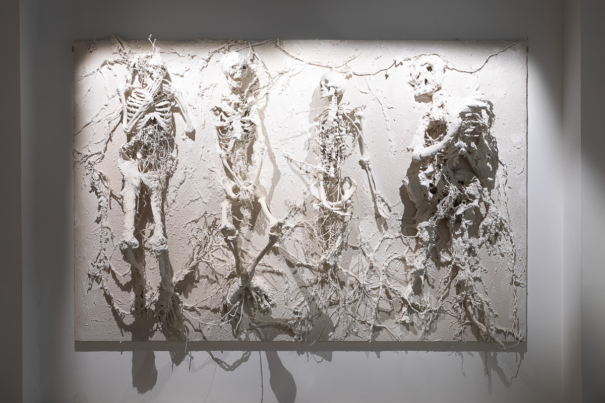 Vue de l'exposition "Lianescences" de Lydie Arickx | Image : Emilie Mathé Nicolas