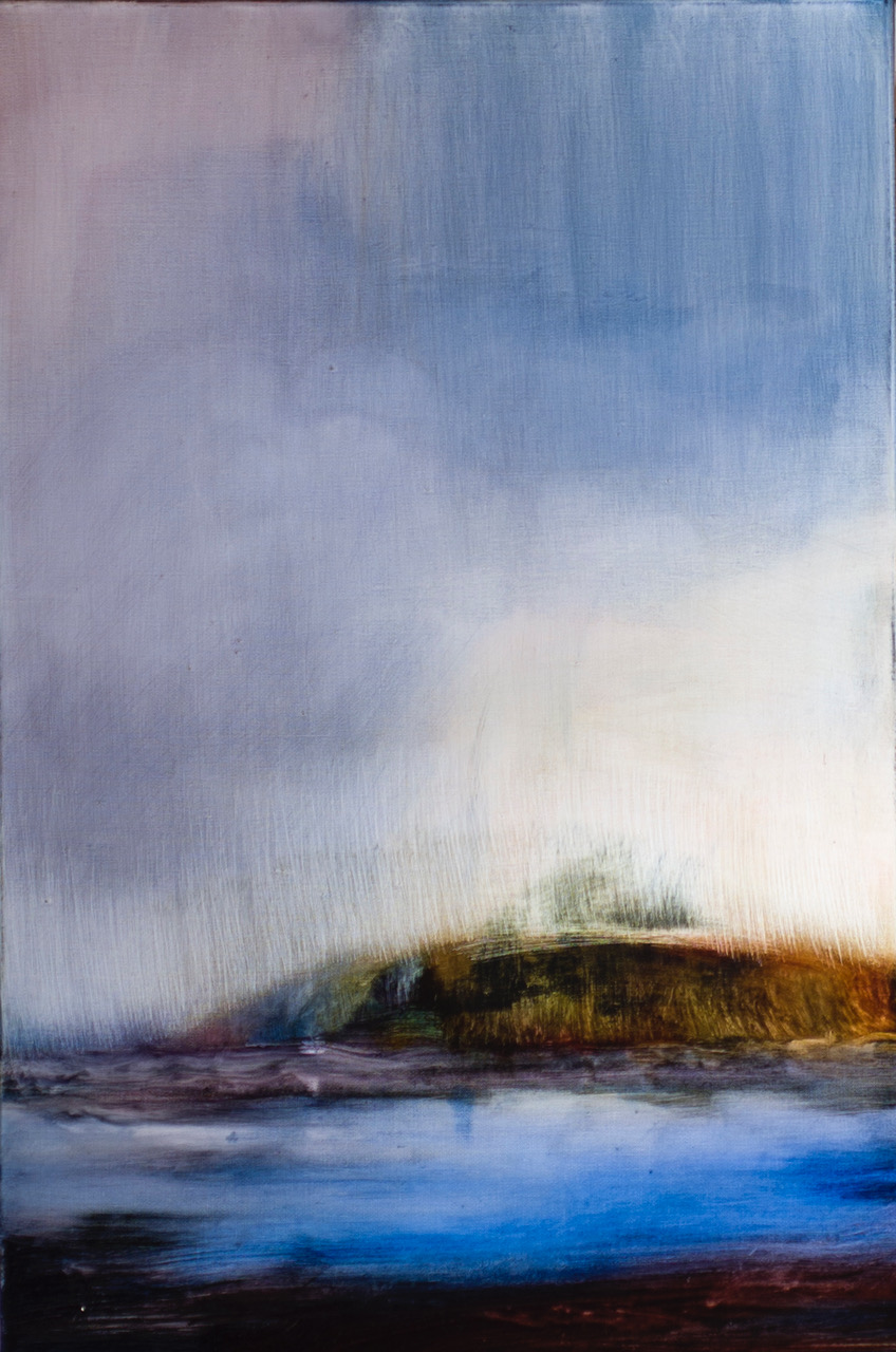 Sans Titre, 2020, Encre sur toile, 60 x 40 cm