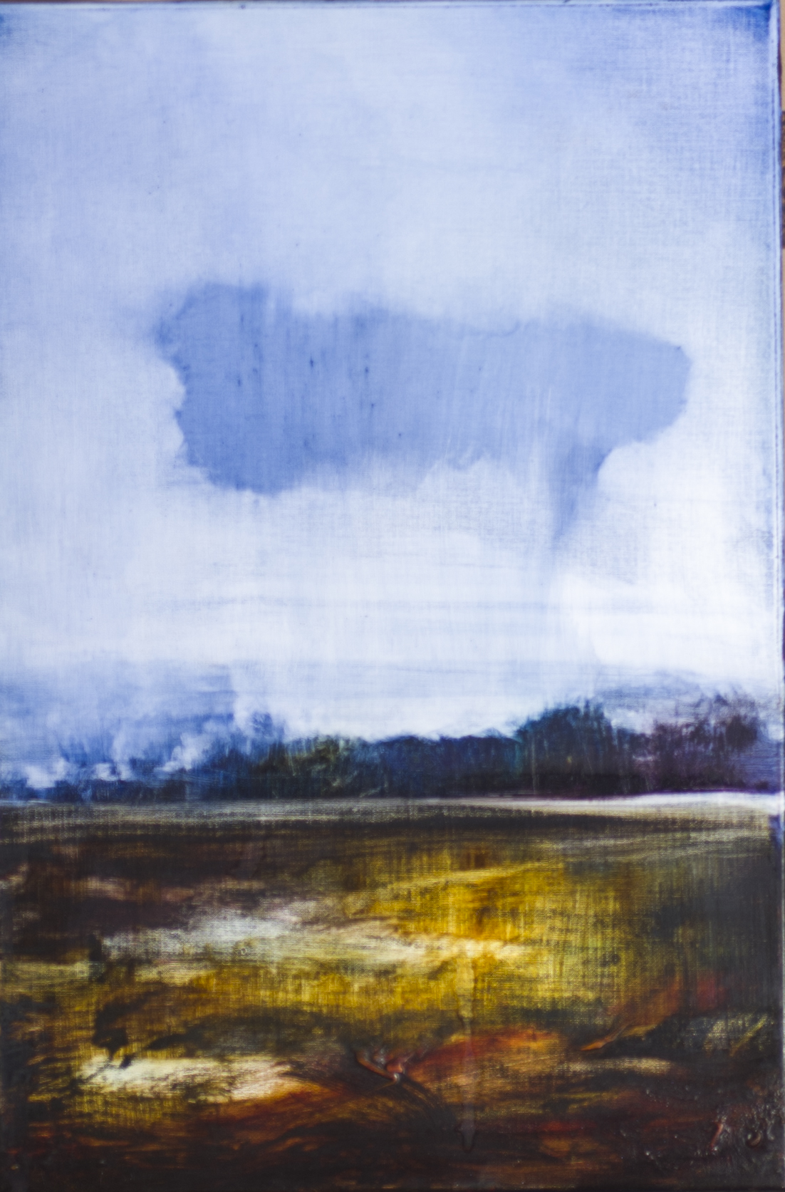 Sans titre 18, Encre sur toile, 60 x 40 cm