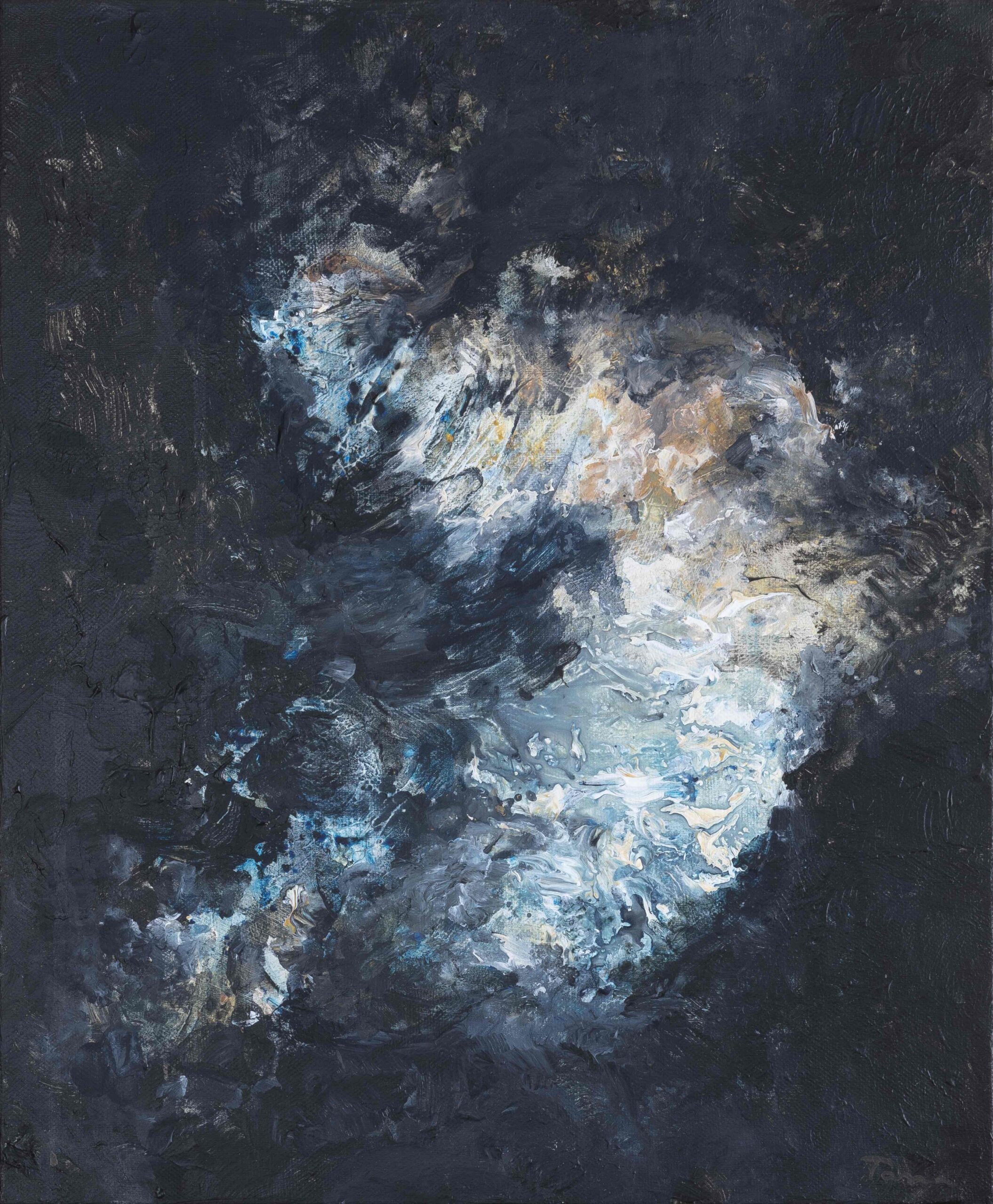 Embrasure 1, acrylique sur toile, 38x46 cm, 2020, Tana Borissova