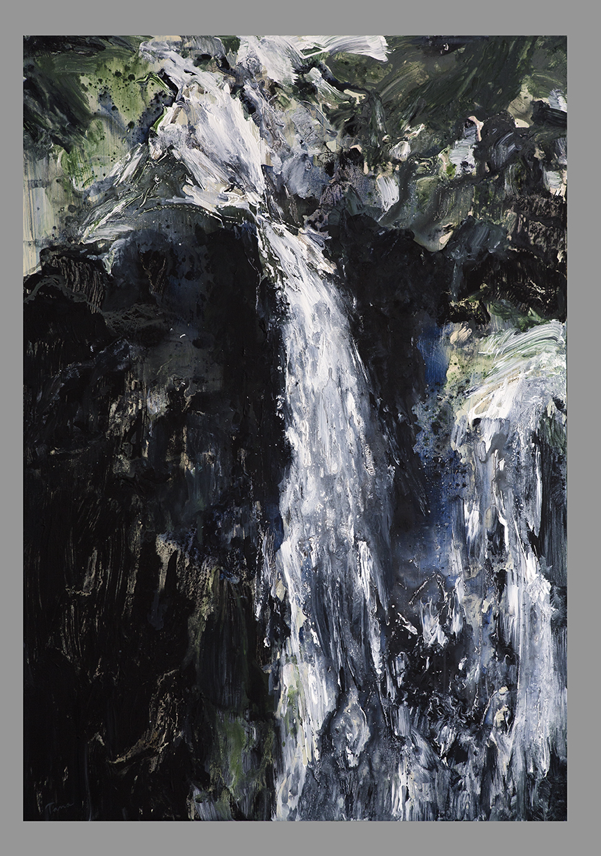 Embrasure 22, 2022, Acrylique sur toile, 73 x 100 m