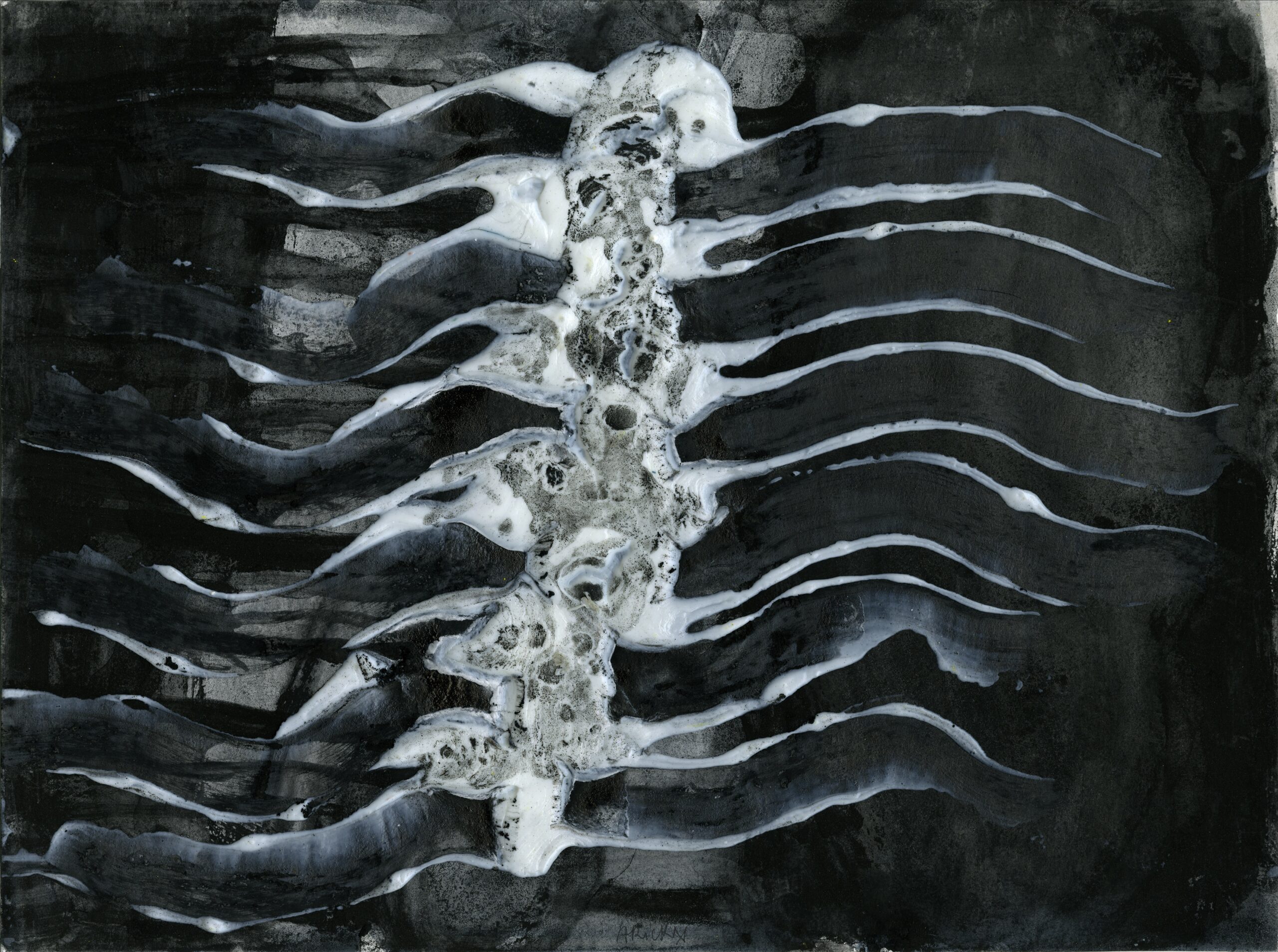 Sans titre 1, 2022, Technique mixte, 40x30cm © Biancharickx production