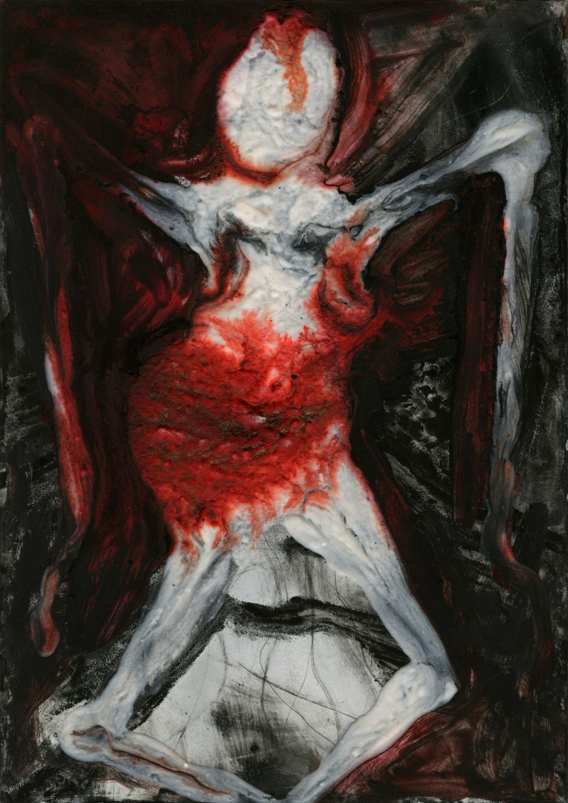 Sans titre 7, 2023, Technique mixte, 29,7 x 21 cm | © Biancharickx production