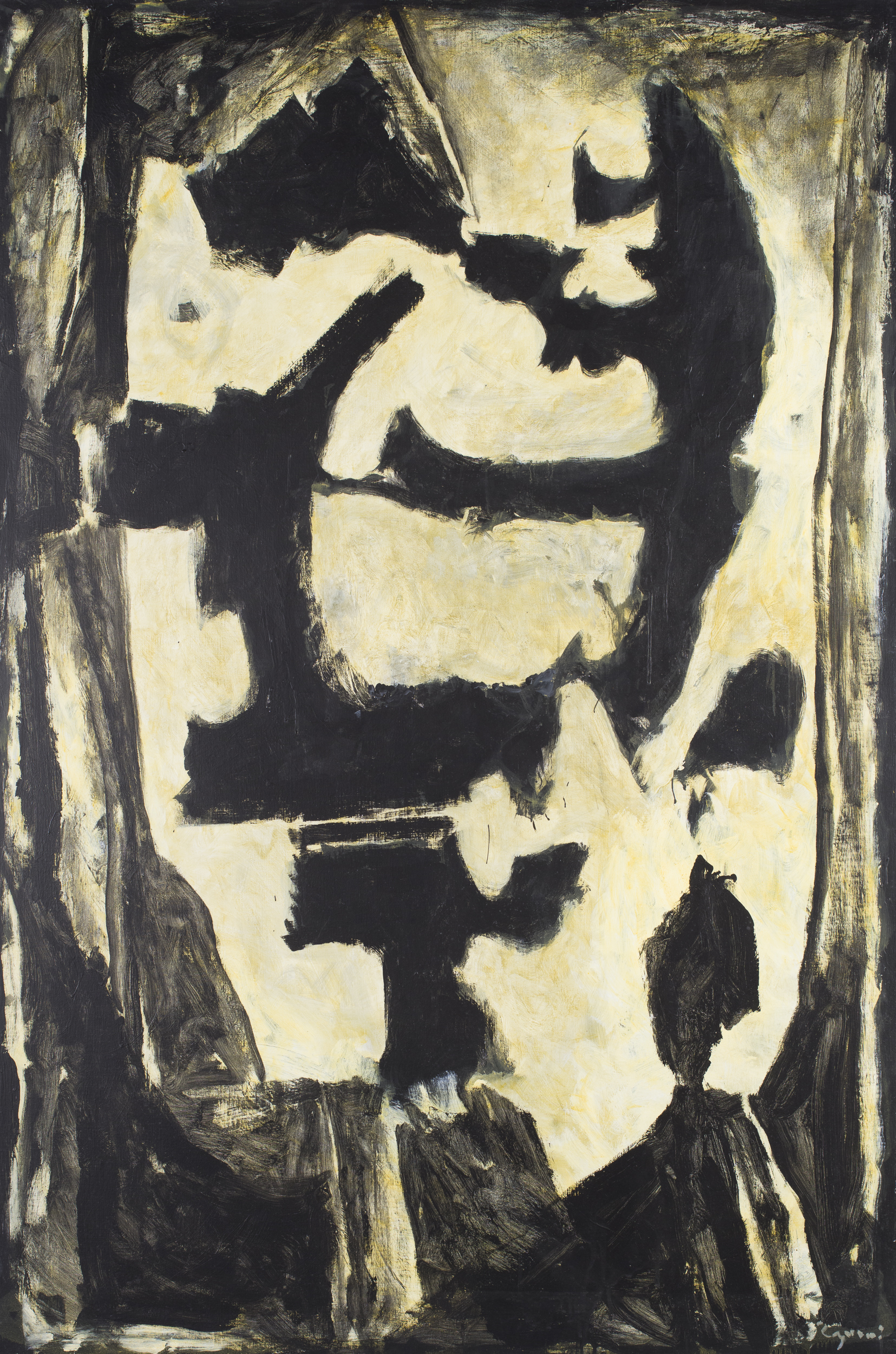 Sans titre de la série Blanche, 2000, Oil on canvas, 122 x 194 cm | © Thierry Cohen