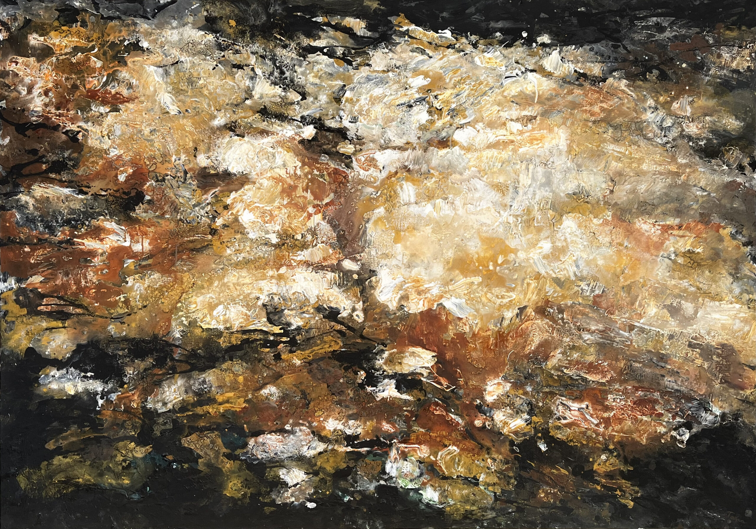 Arbre 21, 2023, Acrylique sur toile, 114 x 162 cm | © Tana Borissova