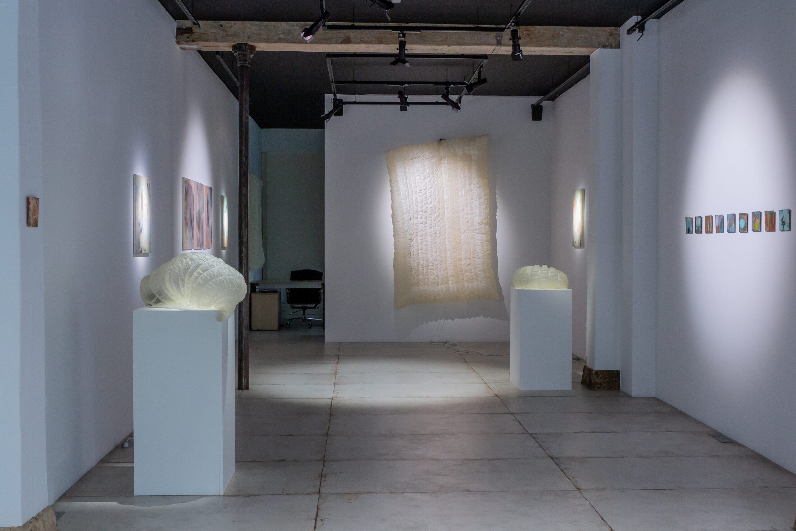 Vue de l'exposition "(im)perméabilités", mars 2025, Loo & Lou Gallery | © Aurea Calcavecchia