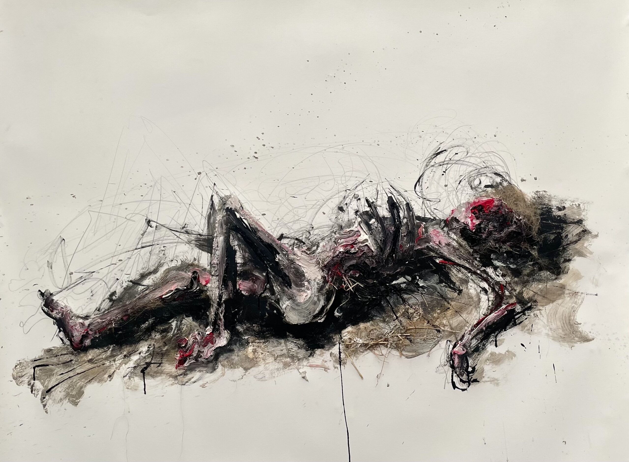 Acrylique sur papier, 2024, 130 x 100cm