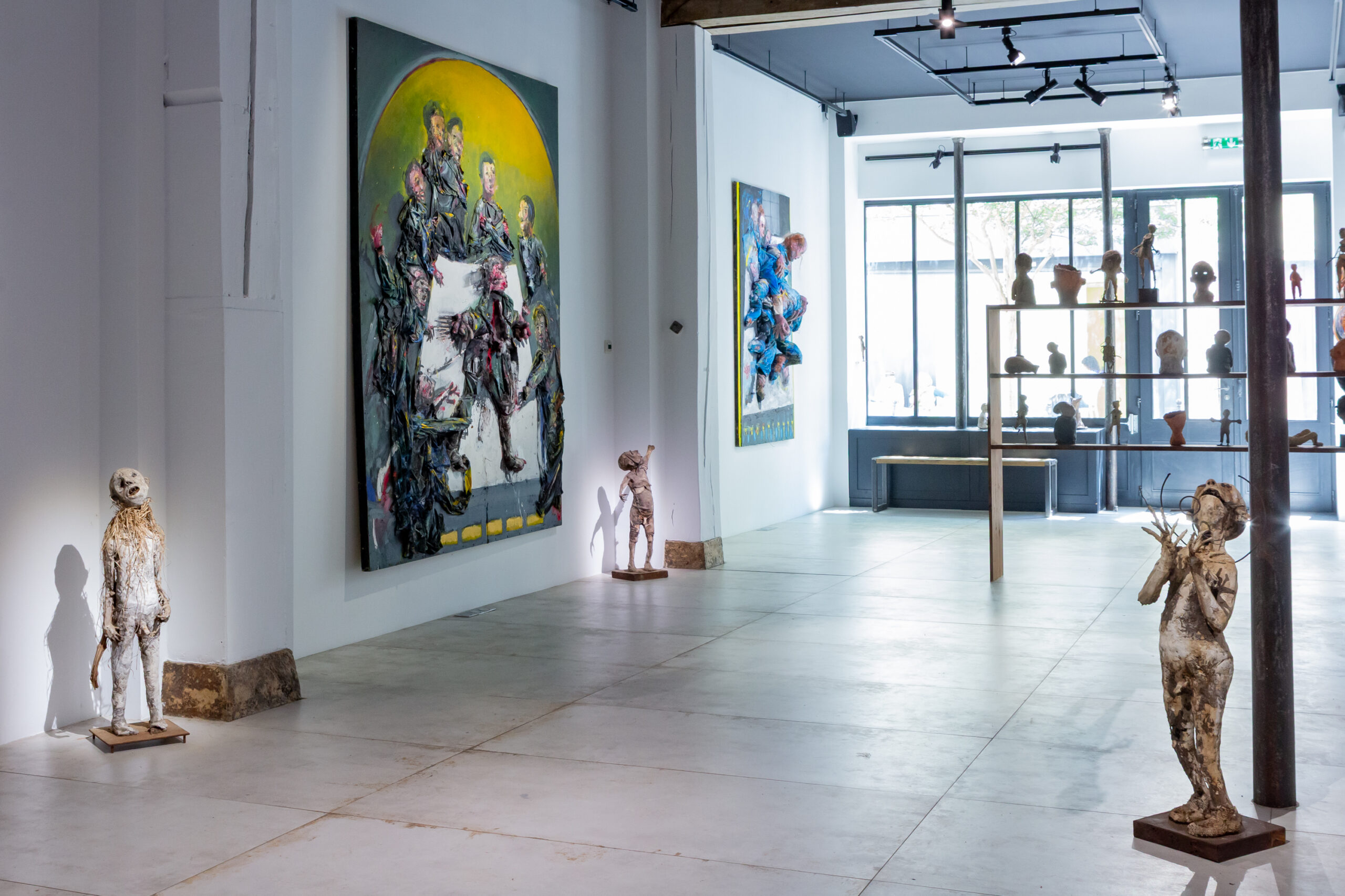 Vue de l'exposition "Toujours, jamais !" de Olivier de Sagazan, 2025 | © Aurea Calcavecchia