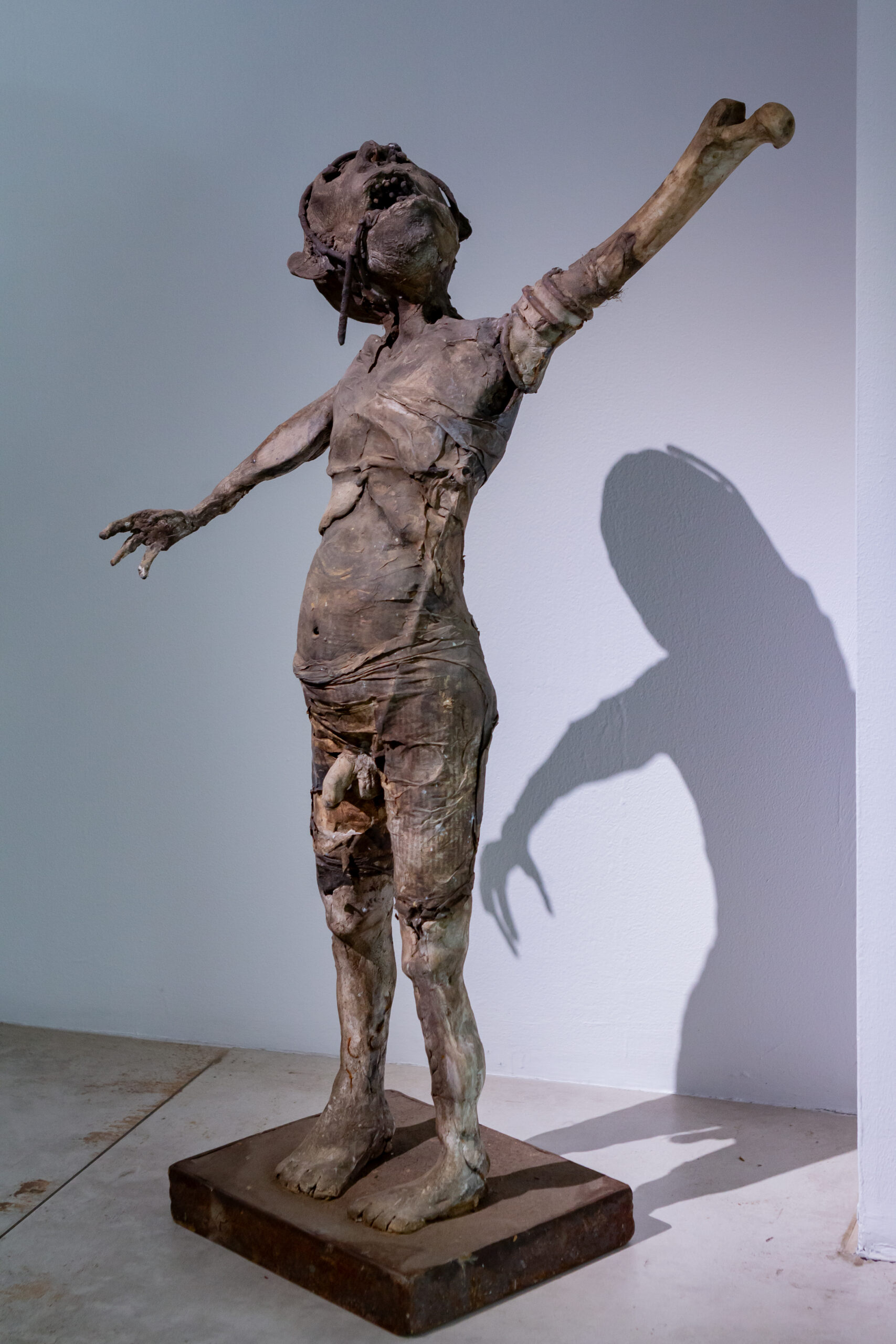 Vue de l'exposition "Toujours, jamais !" de Olivier de Sagazan, 2025 | © Aurea Calcavecchia