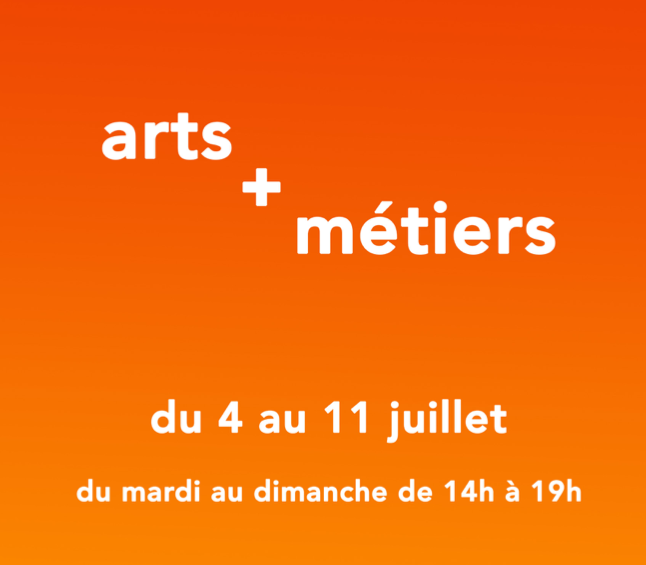 19.06.20 | SAVE THE DATE - EVENT - ARTS PLUS METIERS