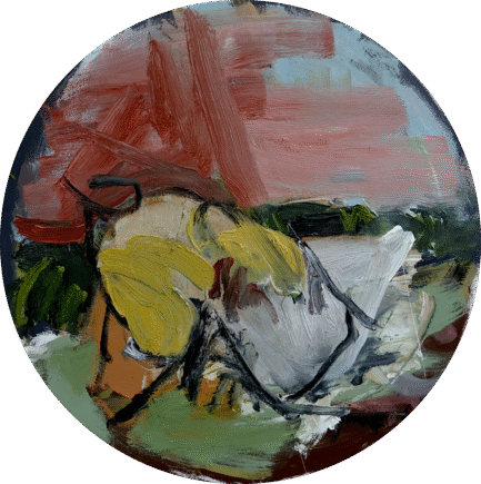 A l'aube 40 cm huile sur toile 2025 1 200 €