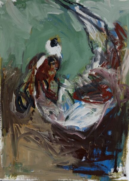 Entre chien et loup II 97x70cm huile sur toile 2025 4 000 €