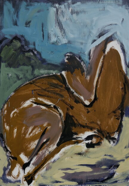 Torpeur II 97x70cm huile sur toile 2025 4 000 €