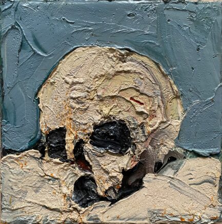 Vanite 14-2013-Huile sur toile-30x30cm-Cedric Le Corf 880 €